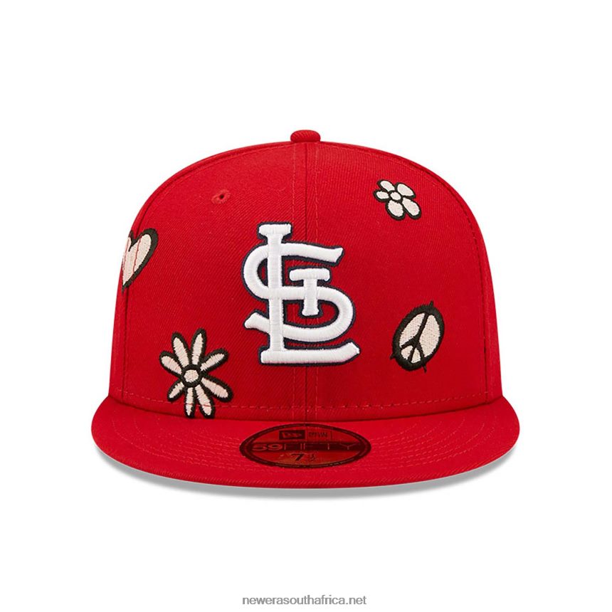 St. Louis Cardinals MLB Sunlight Pop Red 59FIFTY Cap New Era TRBRBN53