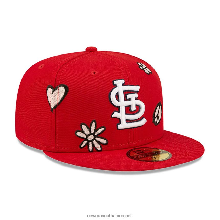 St. Louis Cardinals MLB Sunlight Pop Red 59FIFTY Cap New Era TRBRBN53