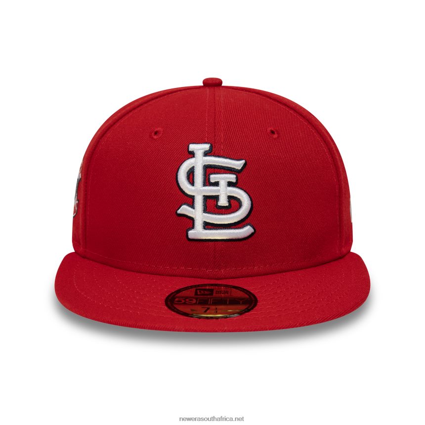 St. Louis Cardinals National League Stadium Navy 59FIFTY Fitted Cap New Era TRBRBN986