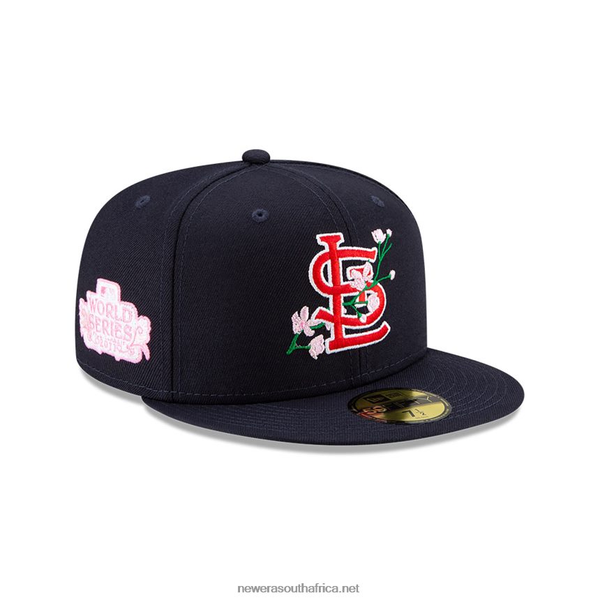 St. Louis Cardinals Side Patch Bloom Navy 59FIFTY Fitted Cap New Era TRBRBN1421