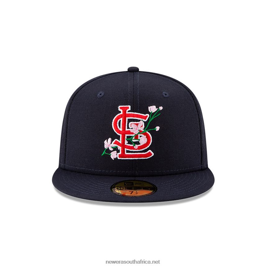 St. Louis Cardinals Side Patch Bloom Navy 59FIFTY Fitted Cap New Era TRBRBN1421