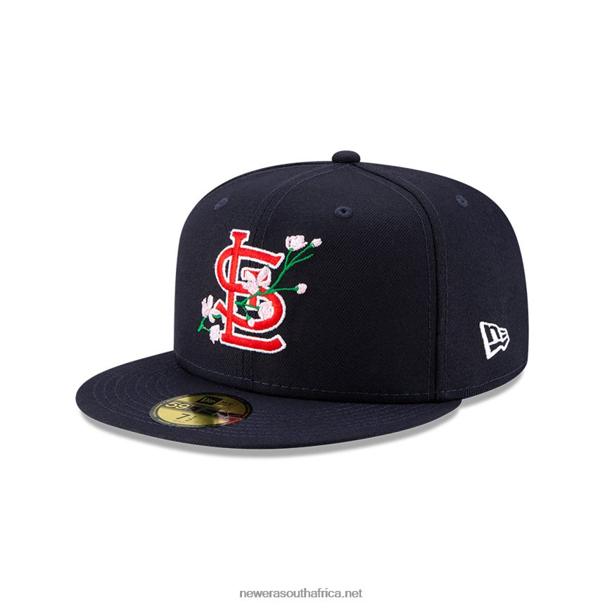 St. Louis Cardinals Side Patch Bloom Navy 59FIFTY Fitted Cap New Era TRBRBN1421