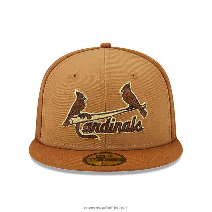 St. Louis Cardinals Tri Tone Brown 59FIFTY Fitted Cap New Era TRBRBN73
