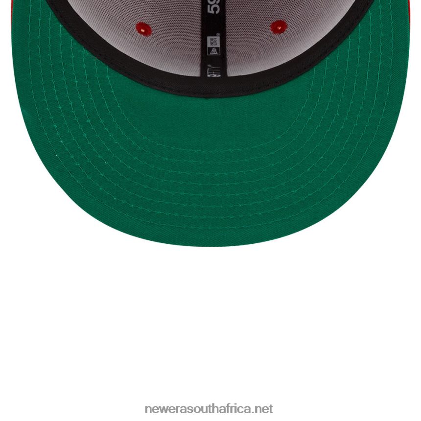 St. Louis Cardinals Visor Bloom Red 59FIFTY Fitted Cap New Era TRBRBN305