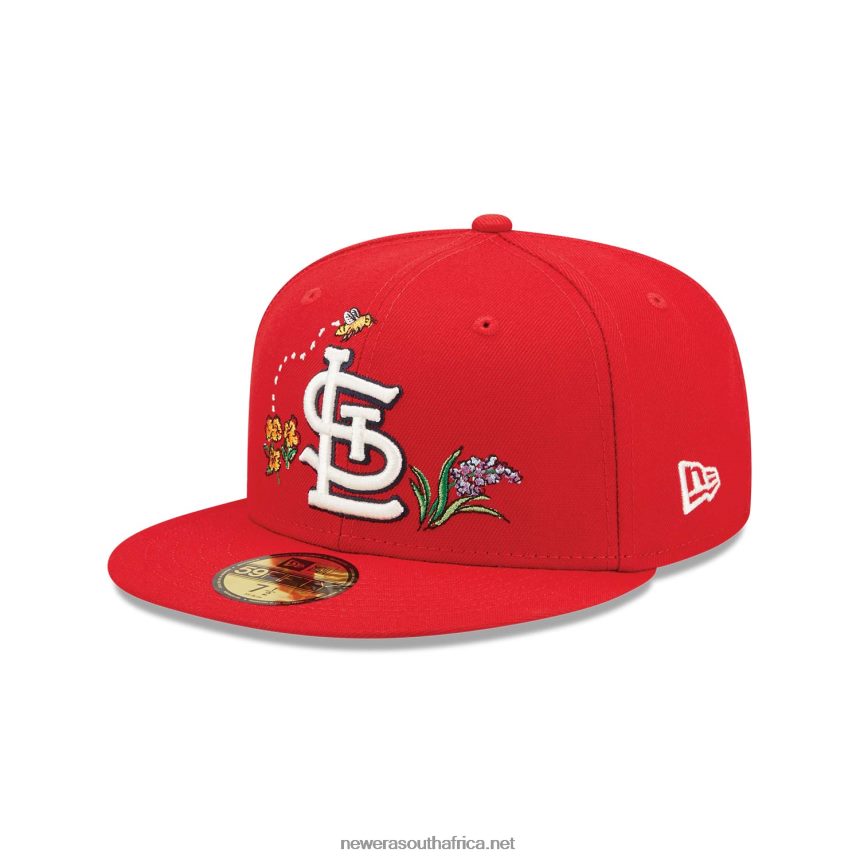 St. Louis Cardinals Watercolour Floral Red 59FIFTY Cap New Era TRBRBN956