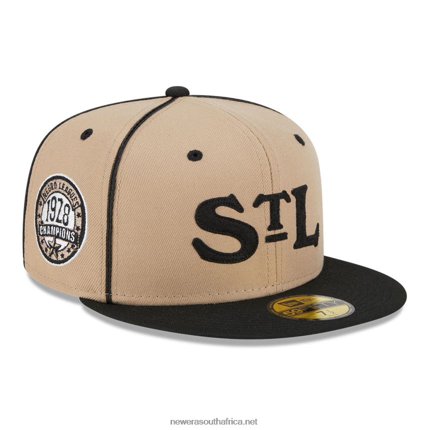 St. Louis Stars Negro League Beige 59FIFTY Fitted Cap New Era TRBRBN981