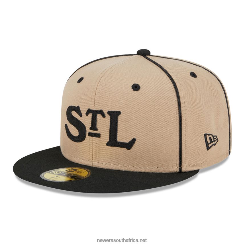 St. Louis Stars Negro League Beige 59FIFTY Fitted Cap New Era TRBRBN981