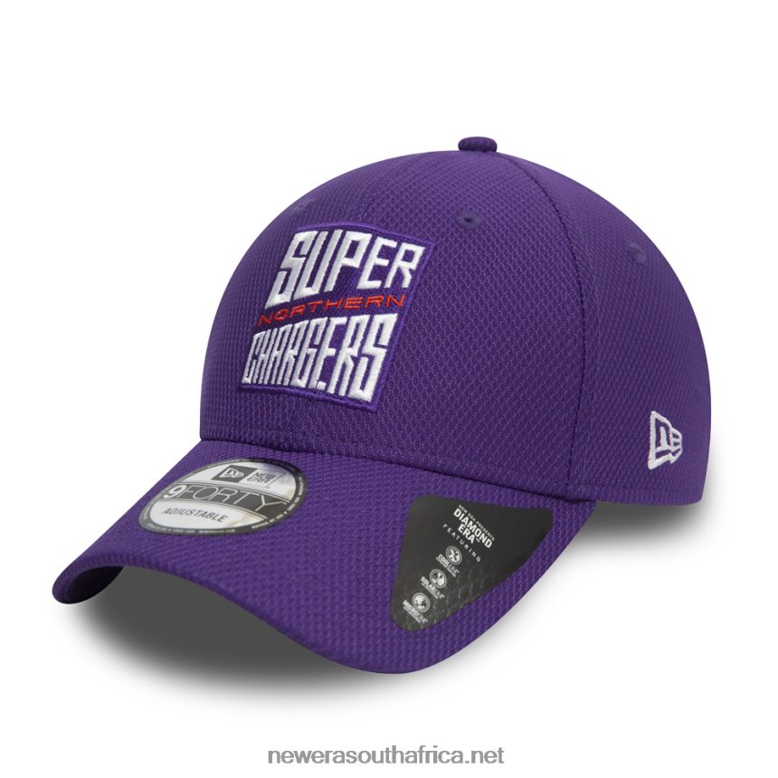 Super Northern Chargers The Hundred Diamond Era Purple 9FORTY Cap New Era TRBRBN1509