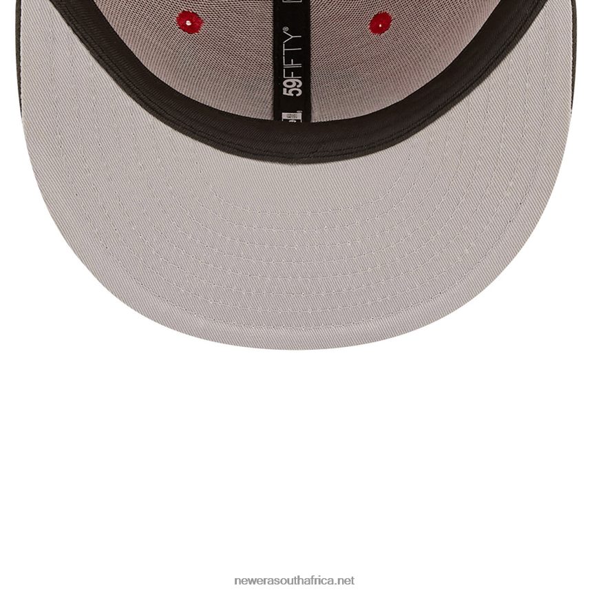 Tampa Bay Buccaneers NE Letterman Red 59FIFTY Fitted Cap New Era TRBRBN651