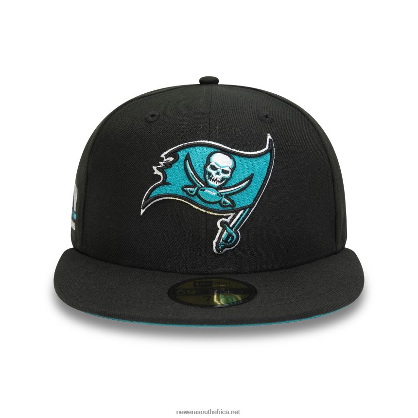 Tampa Bay Buccaneers NFL Black and Blue 59FIFTY Fitted Cap New Era TRBRBN1133