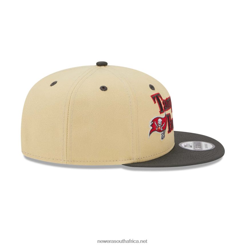 Tampa Bay Buccaneers NFL Retro Cream 9FIFTY Snapback Cap New Era TRBRBN2009