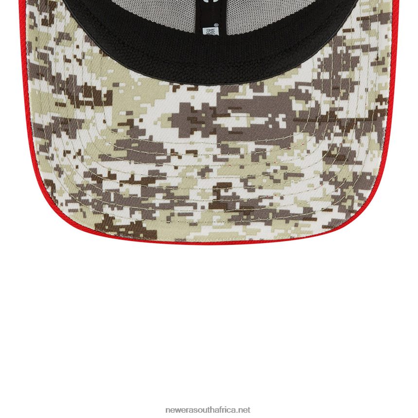 Tampa Bay Buccaneers NFL Salute to Service Black 39THIRTY Stretch Fit Cap New Era TRBRBN2175