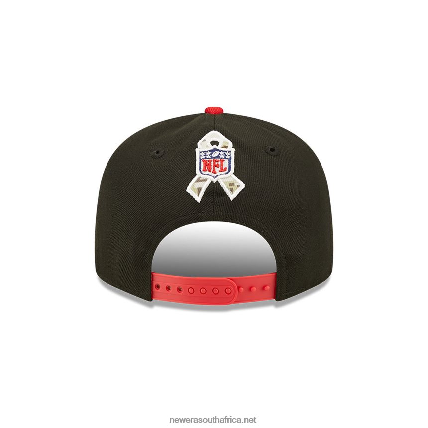 Tampa Bay Buccaneers NFL Salute to Service Black 9FIFTY Snapback Cap New Era TRBRBN2116