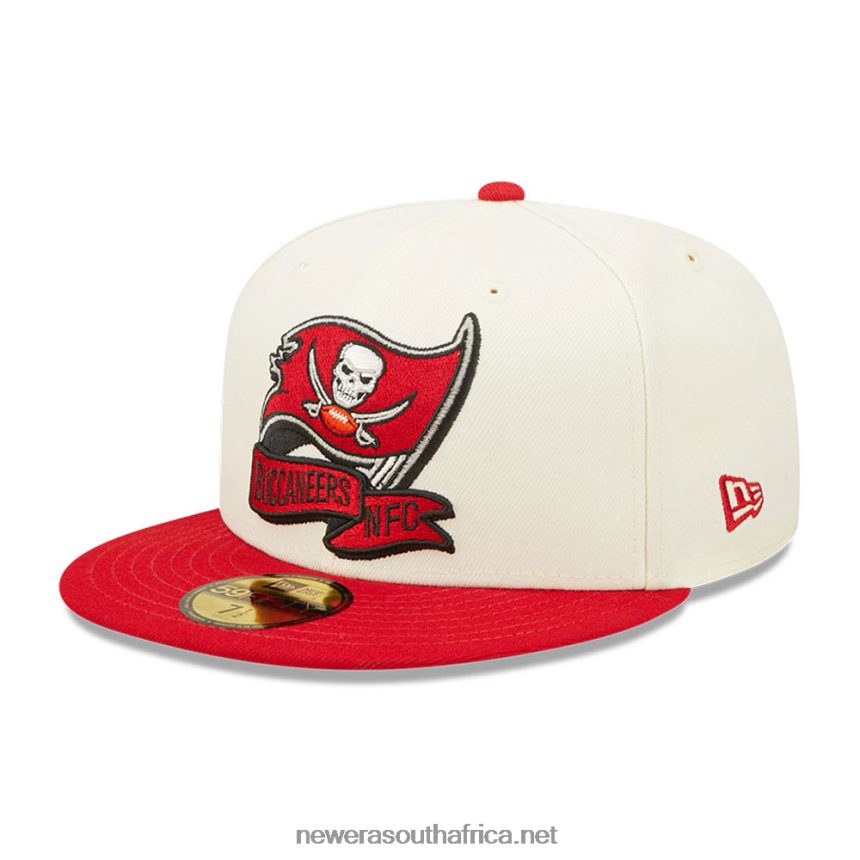 Tampa Bay Buccaneers NFL Sideline 2022 White 59FIFTY Fitted Cap New Era TRBRBN182