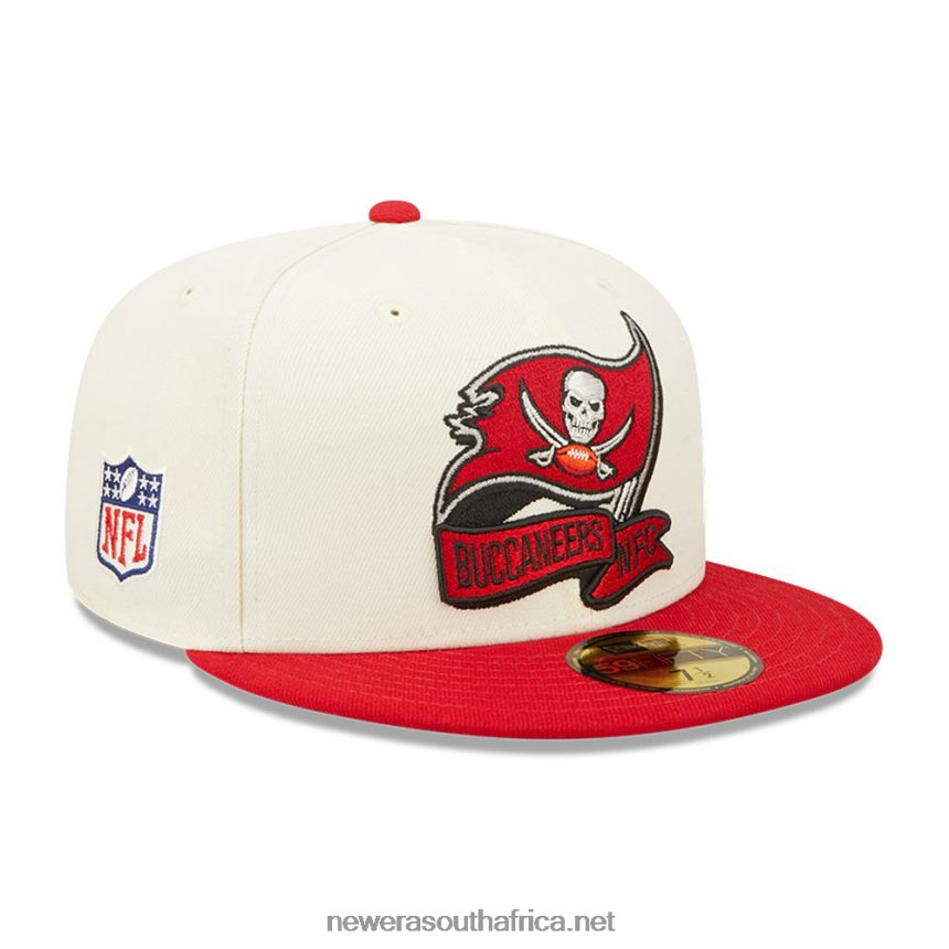 Tampa Bay Buccaneers NFL Sideline 2022 White 59FIFTY Fitted Cap New Era TRBRBN182
