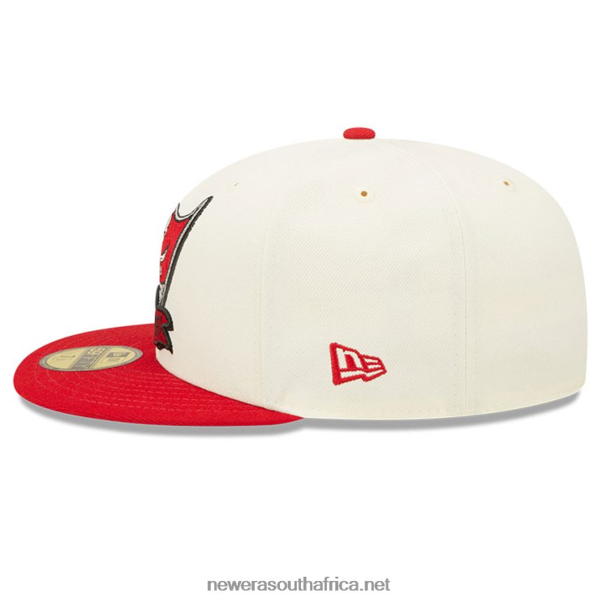 Tampa Bay Buccaneers NFL Sideline 2022 White 59FIFTY Fitted Cap New Era TRBRBN182