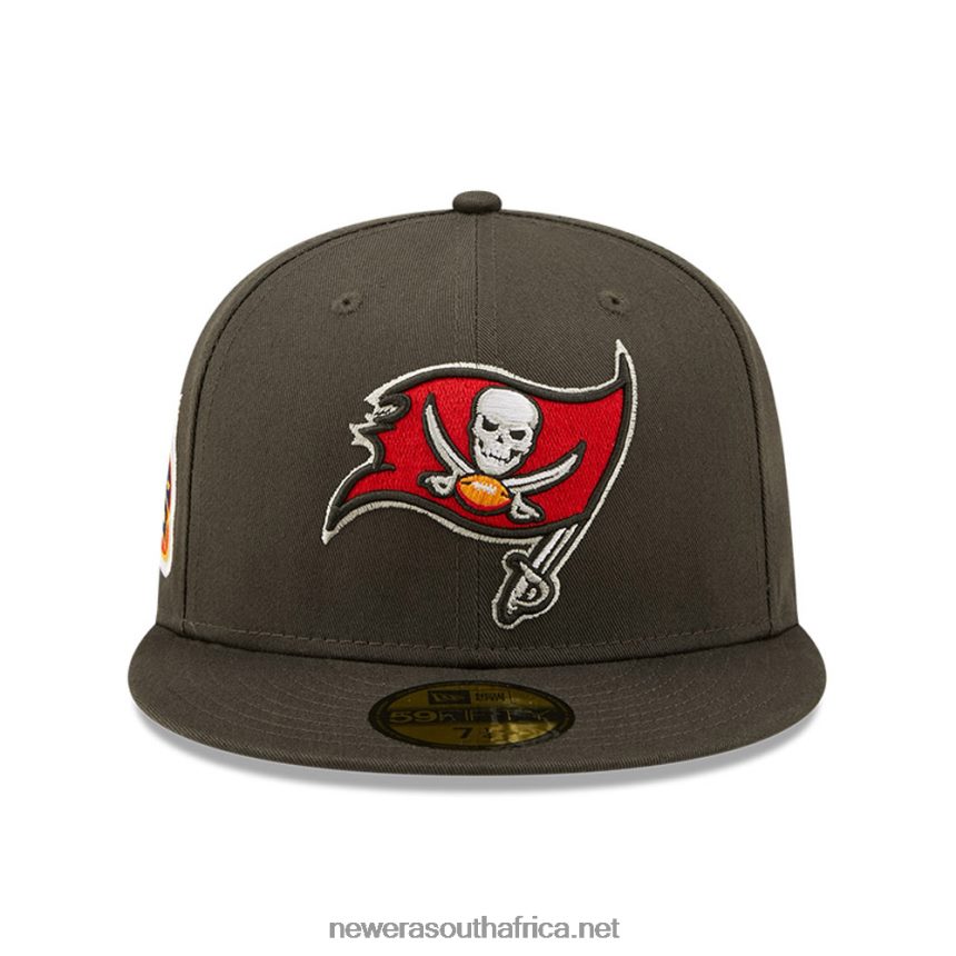 Tampa Bay Buccaneers Side Patch Dark Grey 59FIFTY Fitted Cap New Era TRBRBN1027