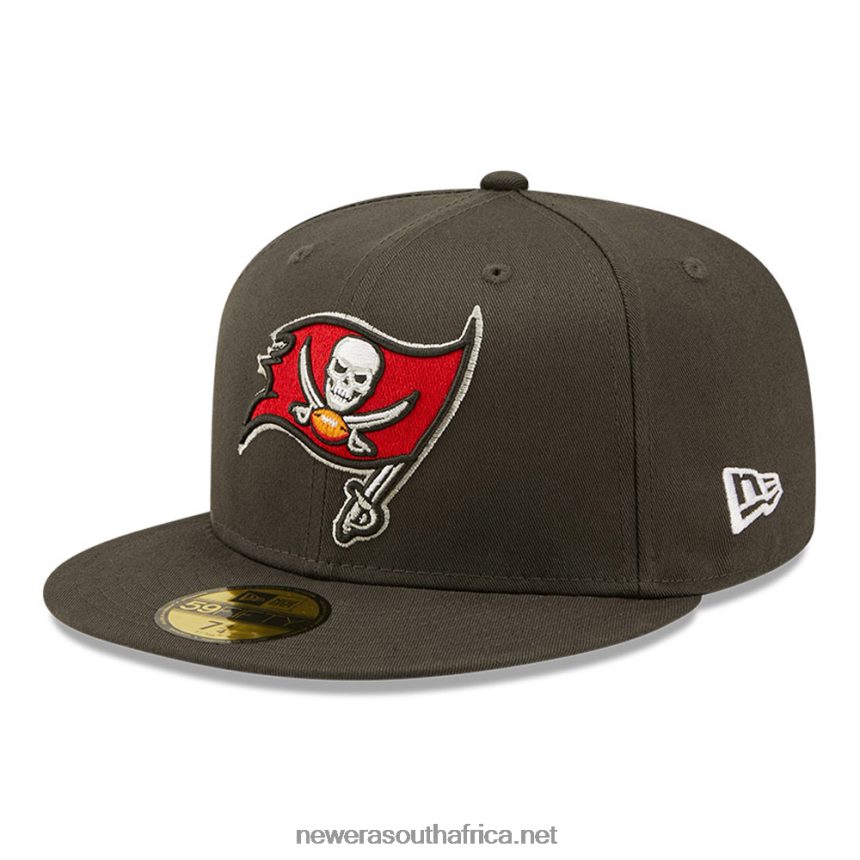Tampa Bay Buccaneers Side Patch Dark Grey 59FIFTY Fitted Cap New Era TRBRBN1027