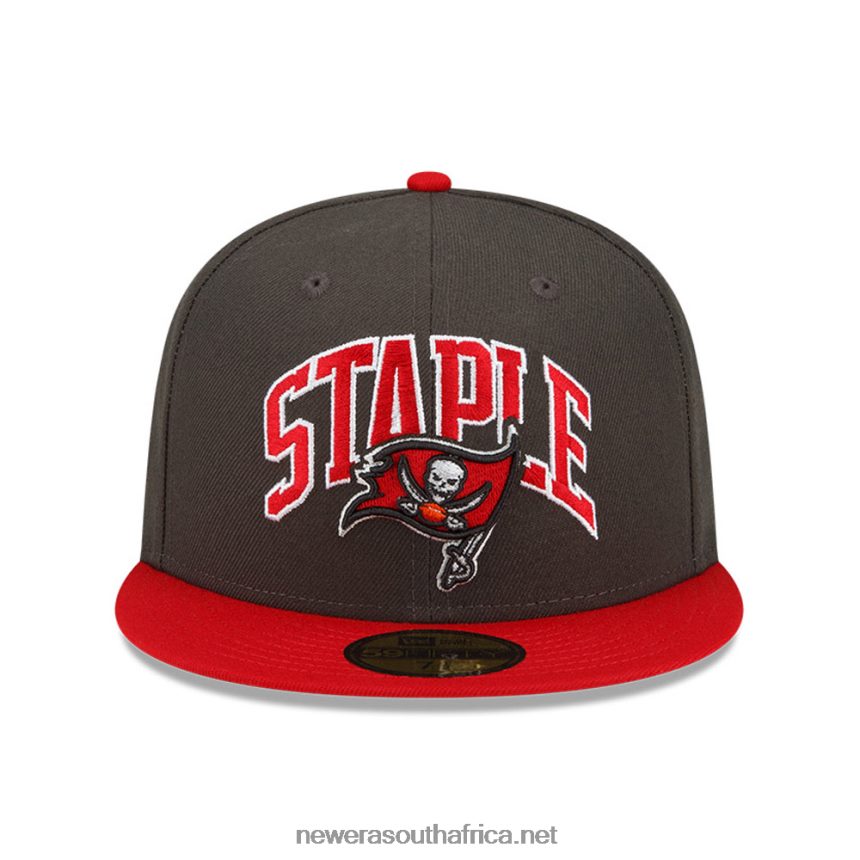 Tampa Bay Buccaneers x Staple Dark Grey 59FIFTY Fitted Cap New Era TRBRBN1320