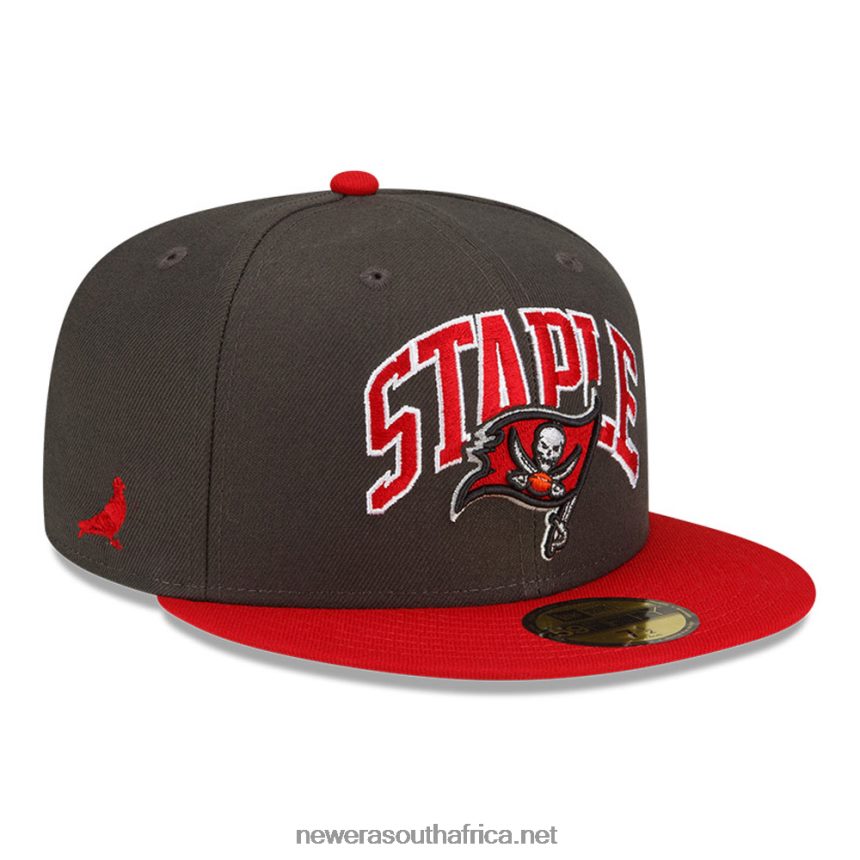 Tampa Bay Buccaneers x Staple Dark Grey 59FIFTY Fitted Cap New Era TRBRBN1320
