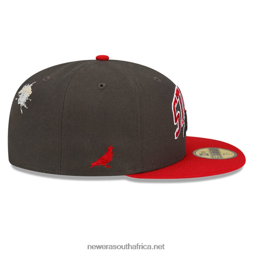 Tampa Bay Buccaneers x Staple Dark Grey 59FIFTY Fitted Cap New Era TRBRBN1320