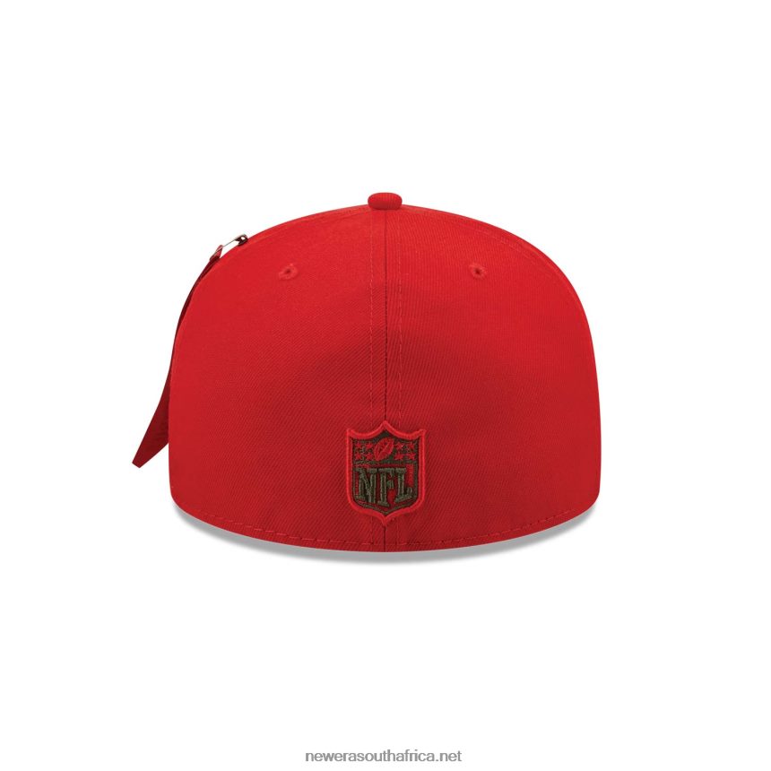 Tampa Bay Bucccaneers x Alpha Industries Red 59FIFTY Fitted Cap New Era TRBRBN362