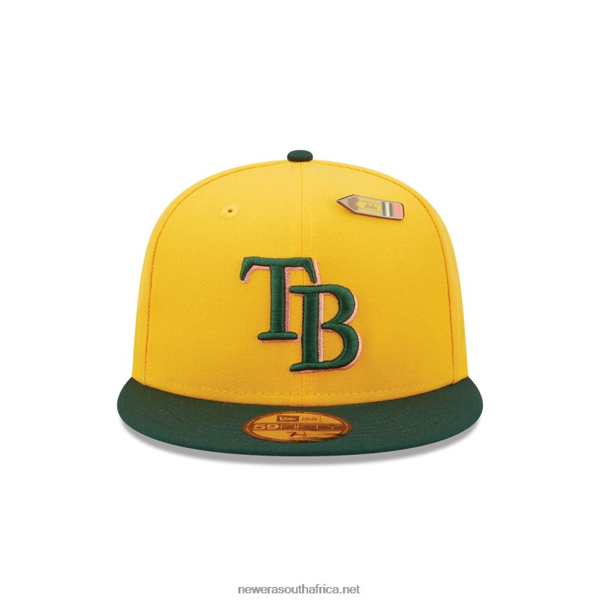 Tampa Bay Rays Back to School Yellow 59FIFTY Fitted Cap New Era TRBRBN1374