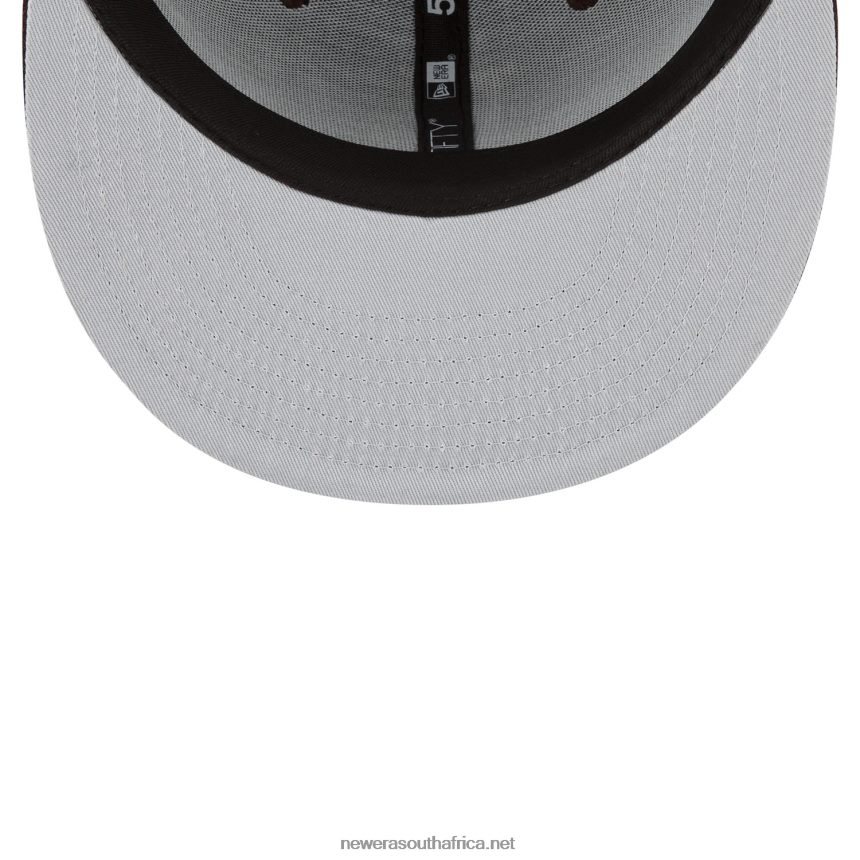 Tampa Bay Rays Felt x MLB Brown 59FIFTY Fitted Cap New Era TRBRBN992