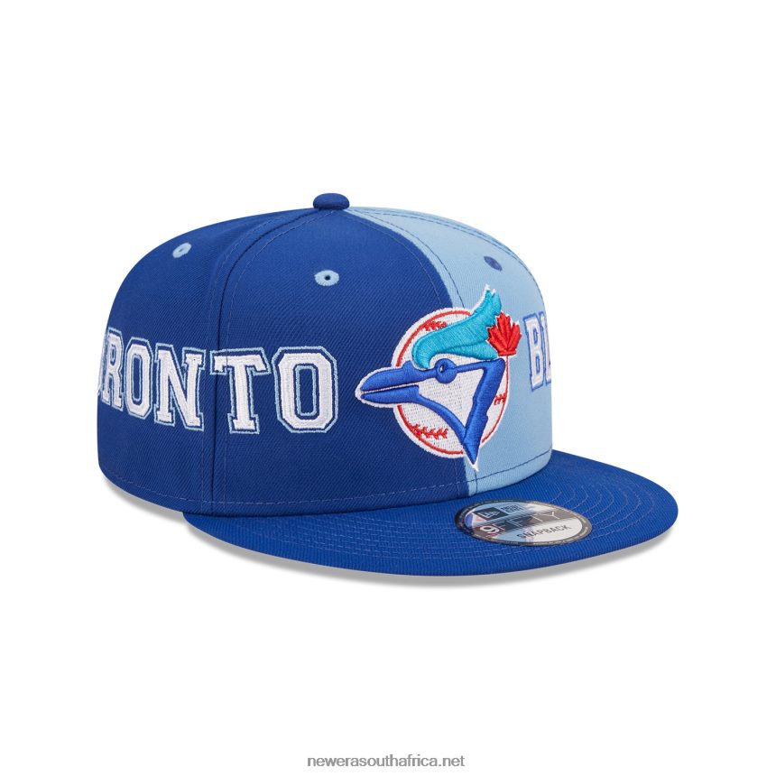 Toronto Blue Jays Teamsplit Blue 9FIFTY Snapback Cap New Era TRBRBN2091