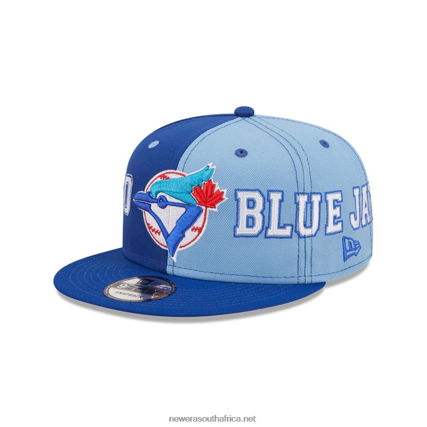 Toronto Blue Jays Teamsplit Blue 9FIFTY Snapback Cap New Era TRBRBN2091