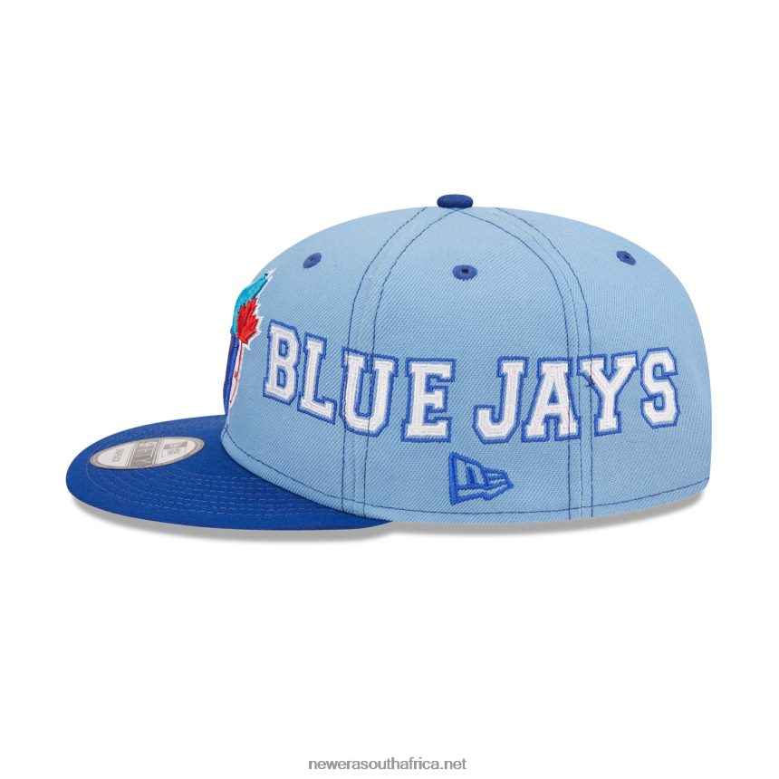 Toronto Blue Jays Teamsplit Blue 9FIFTY Snapback Cap New Era TRBRBN2091
