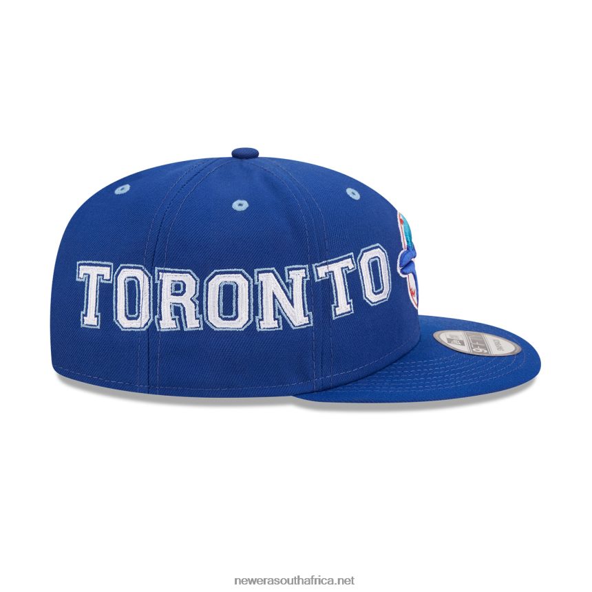 Toronto Blue Jays Teamsplit Blue 9FIFTY Snapback Cap New Era TRBRBN2091