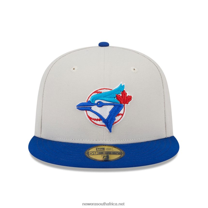 Toronto Blue Jays Varsity Letter Stone 59FIFTY Fitted Cap New Era TRBRBN253