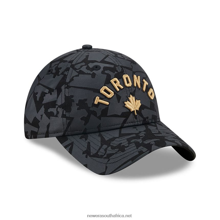 Toronto Raptors Authentics City Edition Dark Grey 9TWENTY Adjustable Cap New Era TRBRBN2225