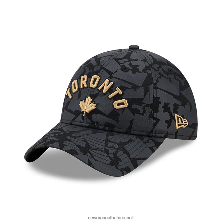 Toronto Raptors Authentics City Edition Dark Grey 9TWENTY Adjustable Cap New Era TRBRBN2225