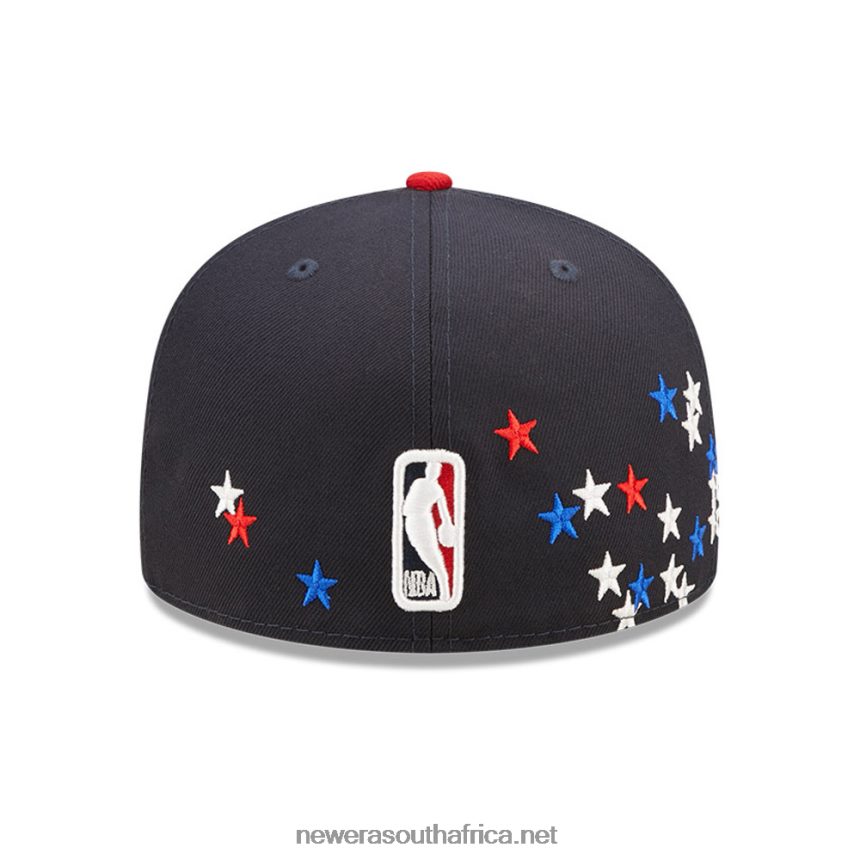 Toronto Raptors NBA Americana Navy 59FIFTY Fitted Cap New Era TRBRBN909