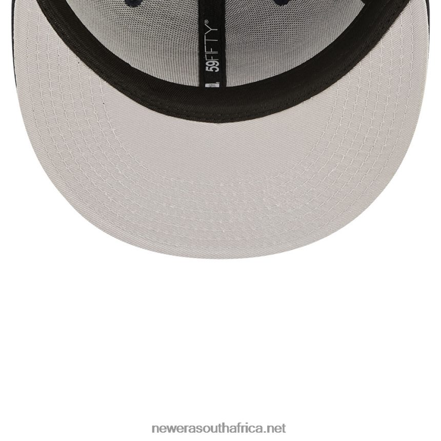 Toronto Raptors NBA Americana Navy 59FIFTY Fitted Cap New Era TRBRBN909