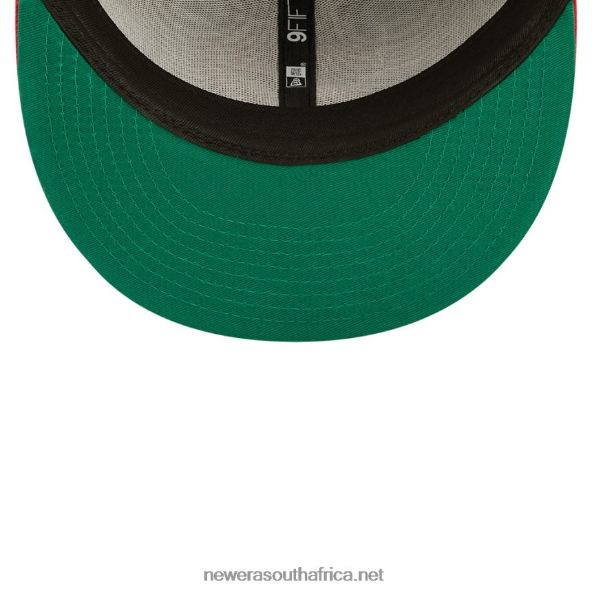 Toronto Raptors NBA Black Letter Arch Black 9FIFTY Snapback Cap New Era TRBRBN2027