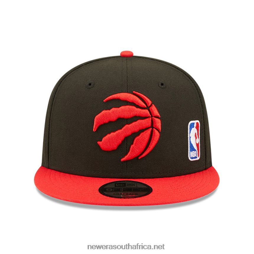 Toronto Raptors NBA Black Letter Arch Black 9FIFTY Snapback Cap New Era TRBRBN2027