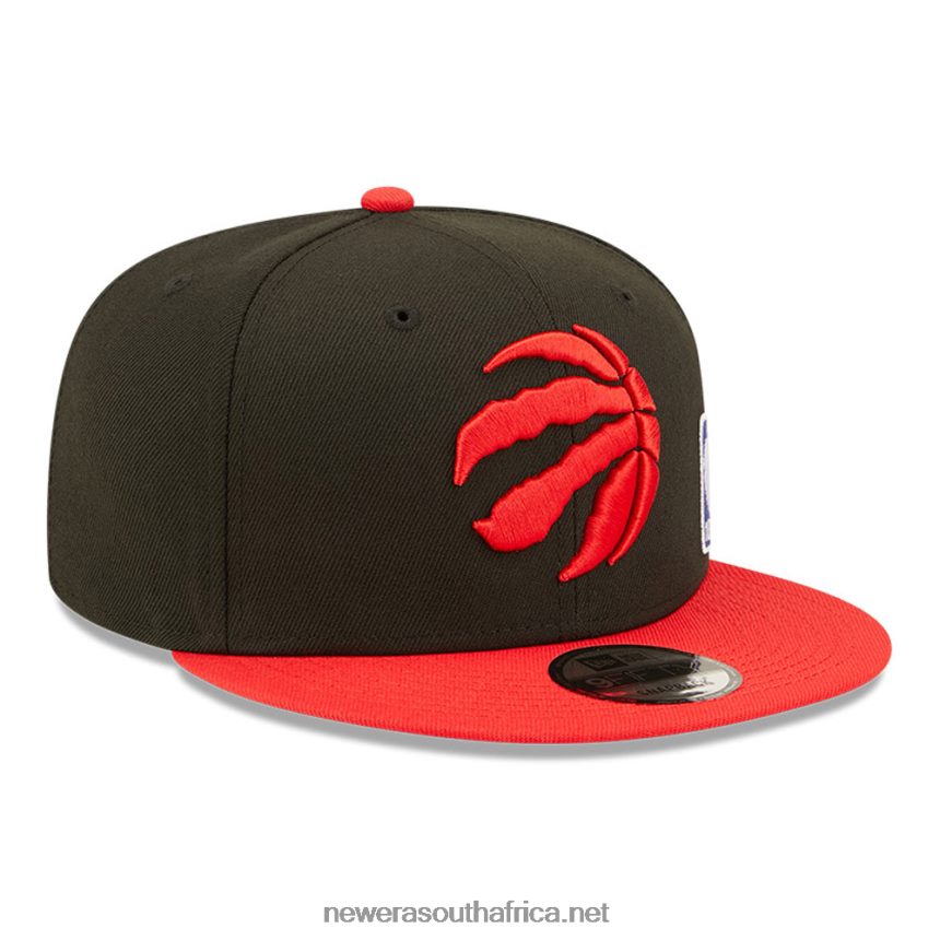 Toronto Raptors NBA Black Letter Arch Black 9FIFTY Snapback Cap New Era TRBRBN2027