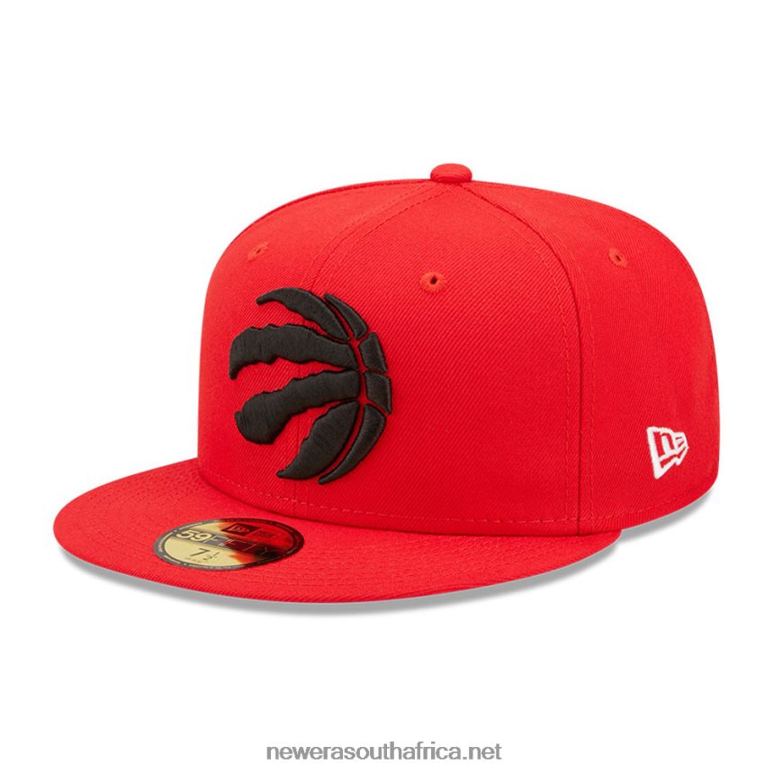 Toronto Raptors NBA Cloud Red 59FIFTY Fitted Cap New Era TRBRBN788