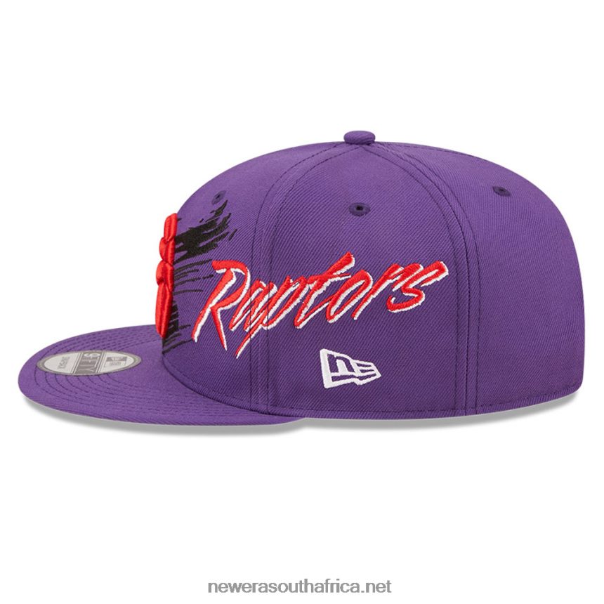 Toronto Raptors NBA Sweep Purple 9FIFTY Snapback Cap New Era TRBRBN2081