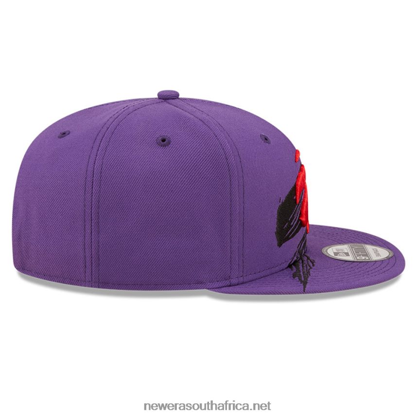 Toronto Raptors NBA Sweep Purple 9FIFTY Snapback Cap New Era TRBRBN2081