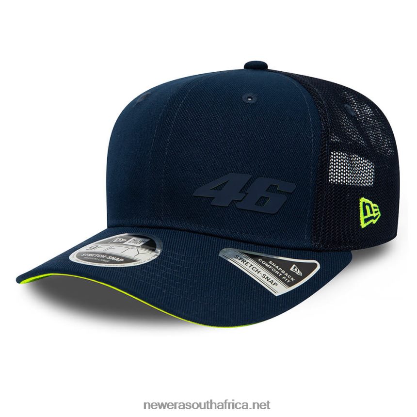 VR46 Repreve Navy 9FIFTY Stretch Snap Cap New Era TRBRBN2142