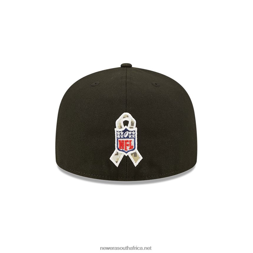 Washington Commanders NFL Salute to Service Black 59FIFTY Fitted Cap New Era TRBRBN522