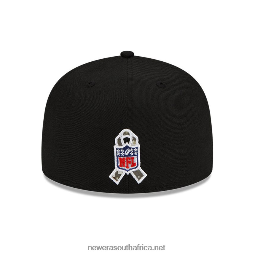 Washington NFL Salute to Service Black 59FIFTY Cap New Era TRBRBN1272