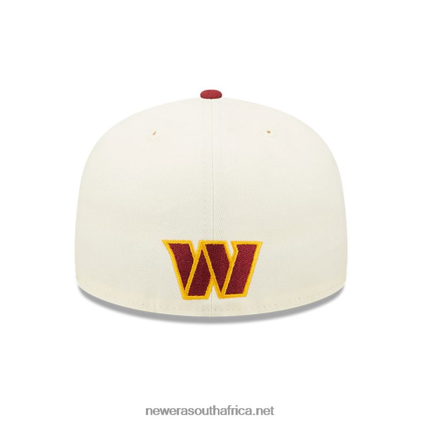 Washington NFL Sideline 2022 White 59FIFTY Fitted Cap New Era TRBRBN368