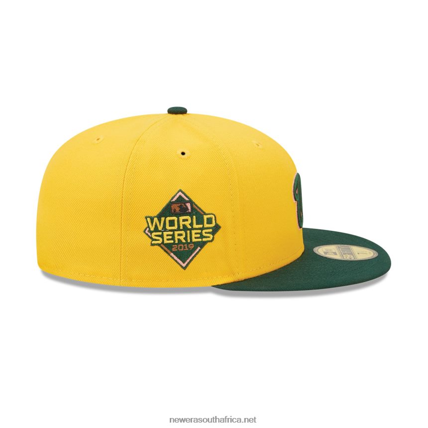 Washington Nationals Back to School Yellow 59FIFTY Fitted Cap New Era TRBRBN1082