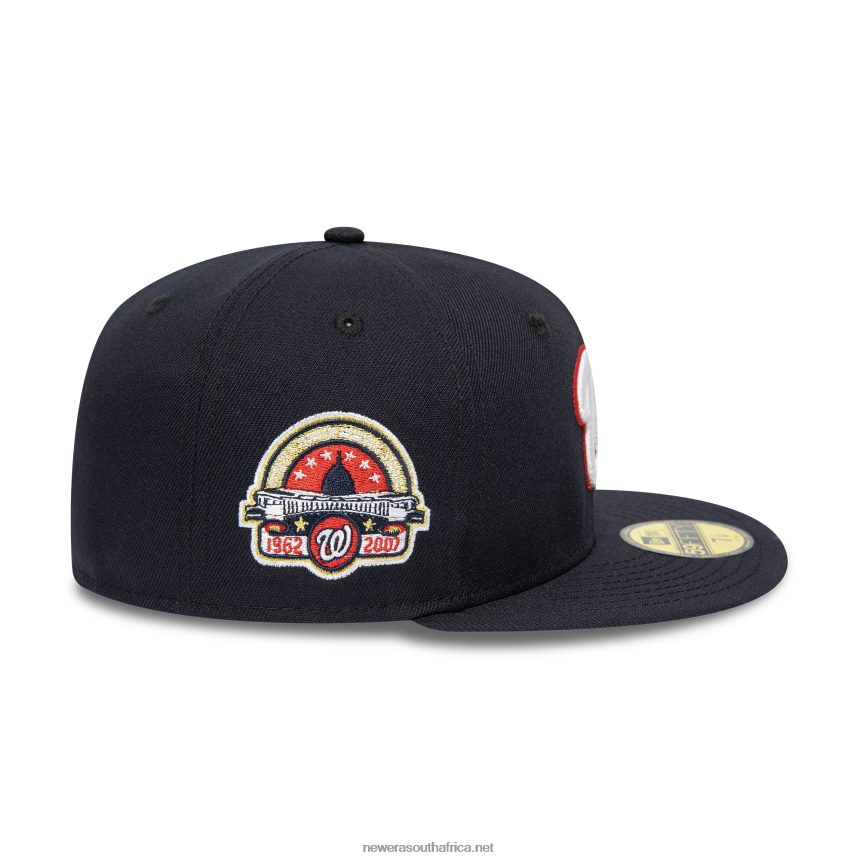 Washington Nationals National League Stadium Navy 59FIFTY Fitted Cap New Era TRBRBN925