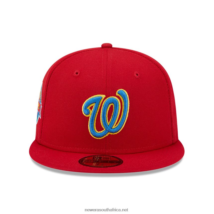 Washington Nationals State Tartan Red 59FIFTY Fitted Cap New Era TRBRBN515